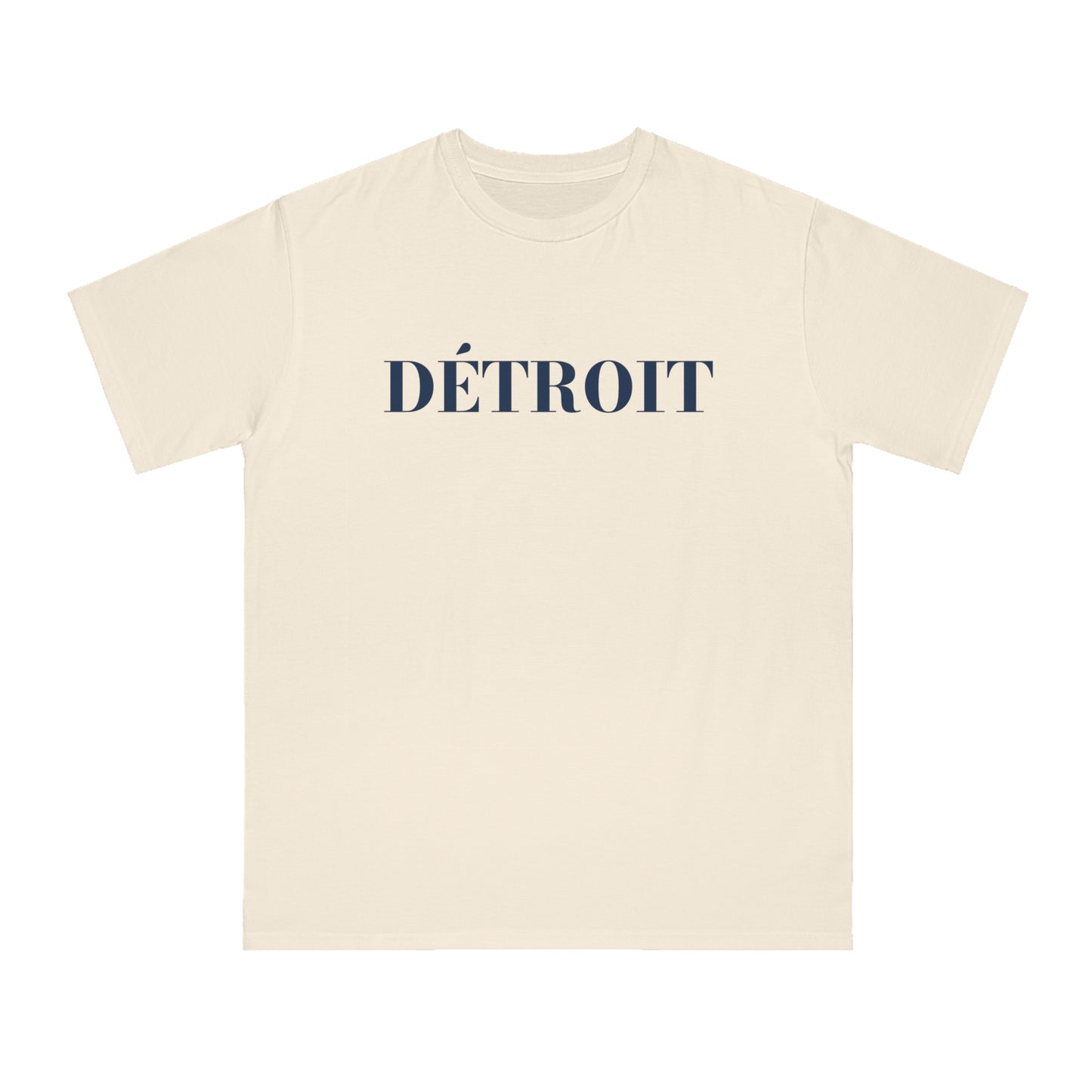 'Detroit' T-Shirt (Didone Font) | Organic Unisex