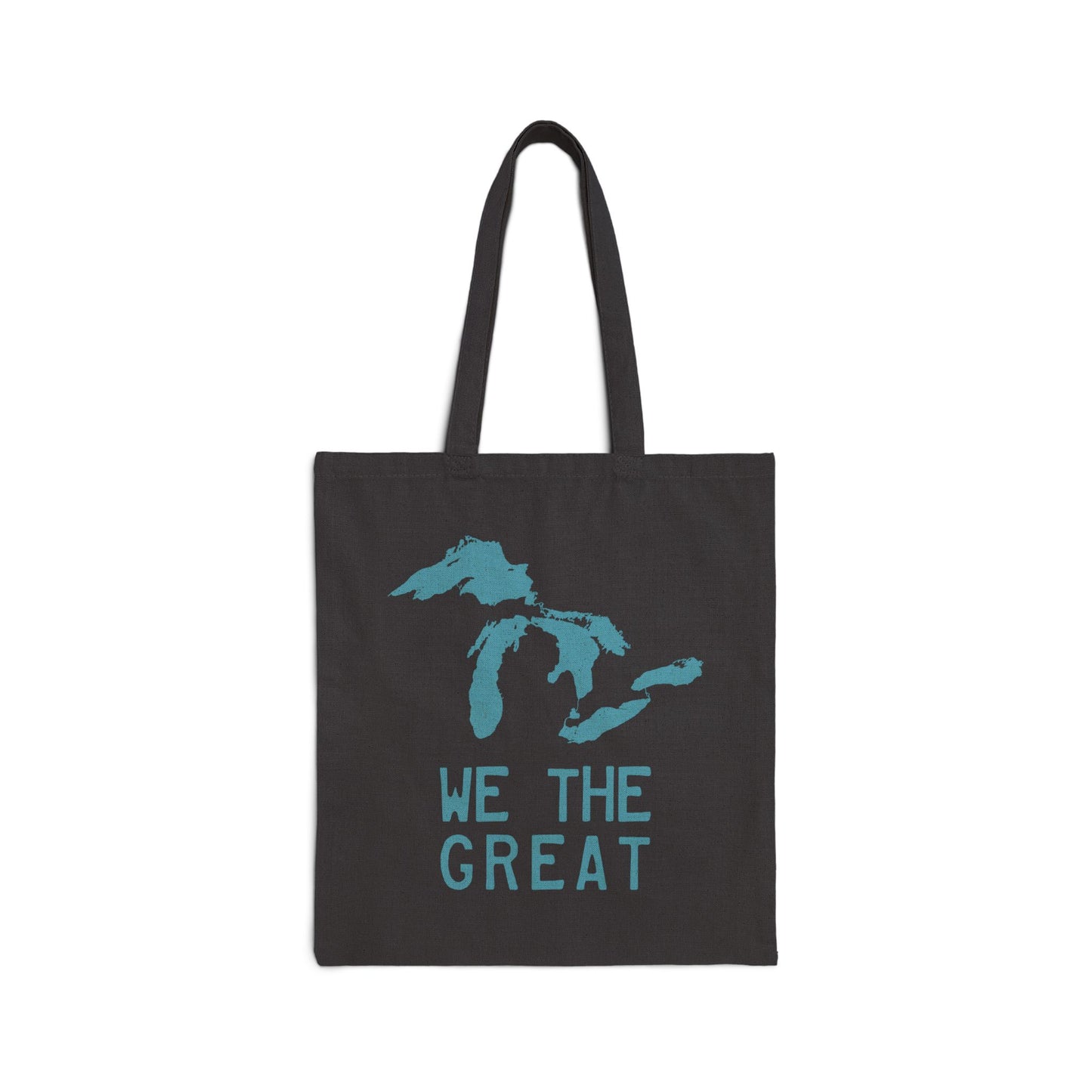 Great Lakes 'We The Great' Light Tote Bag | Huron Blue