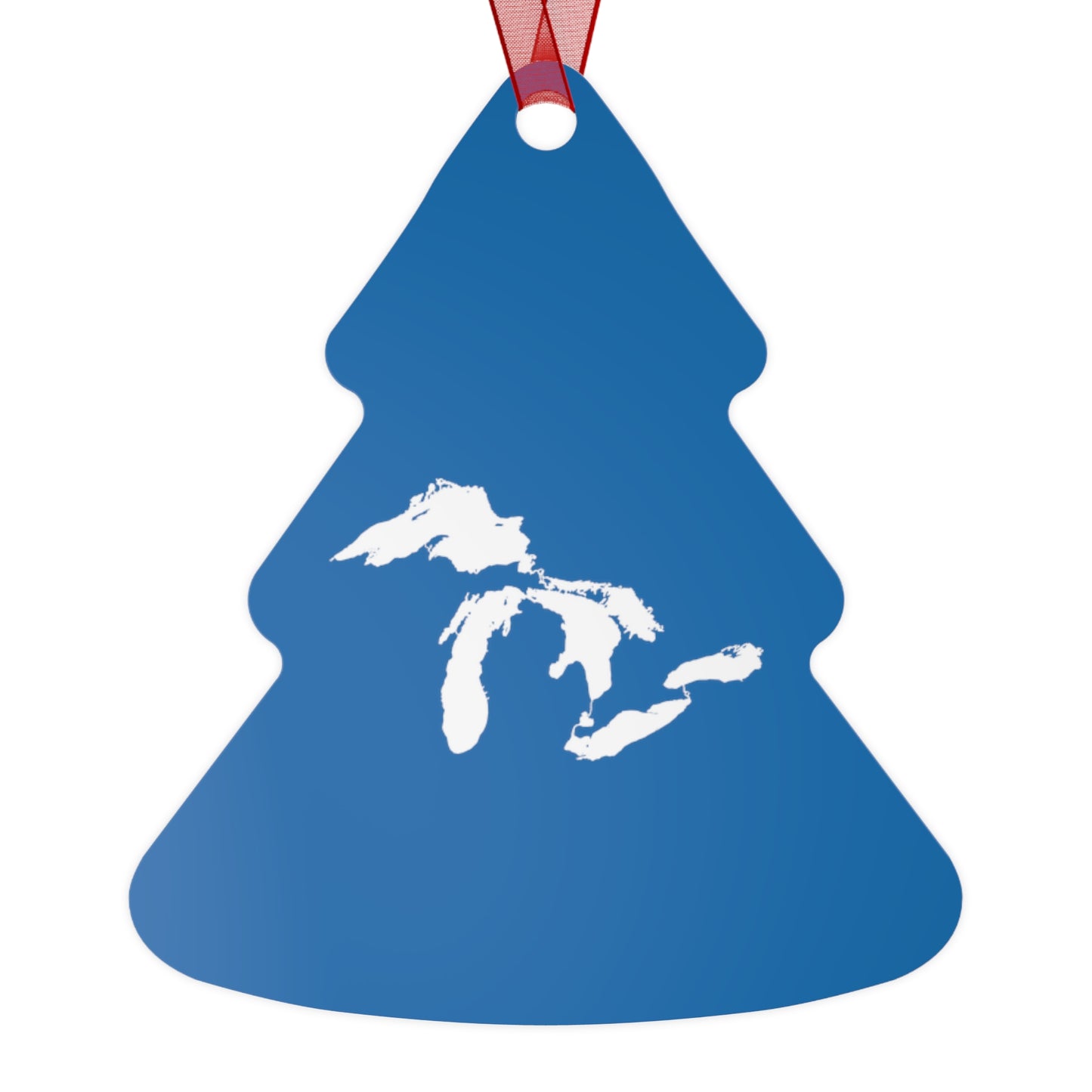 Great Lakes Christmas Ornament | Metal - Azure