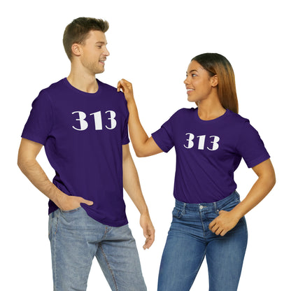 Detroit '313' T-Shirt (Art Deco Font) | Unisex Standard Fit