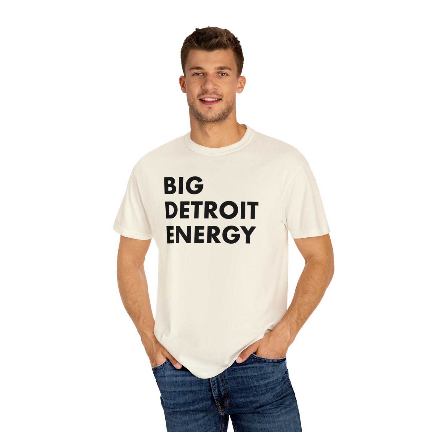 'Big Detroit Energy' T-Shirt | Unisex Garment-Dyed