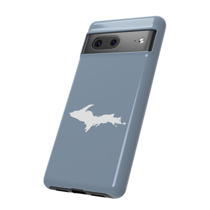 Michigan Upper Peninsula Tough Phone Case (B-24 Liberator Grey w/ UP Outline) | Samsung & Pixel Android