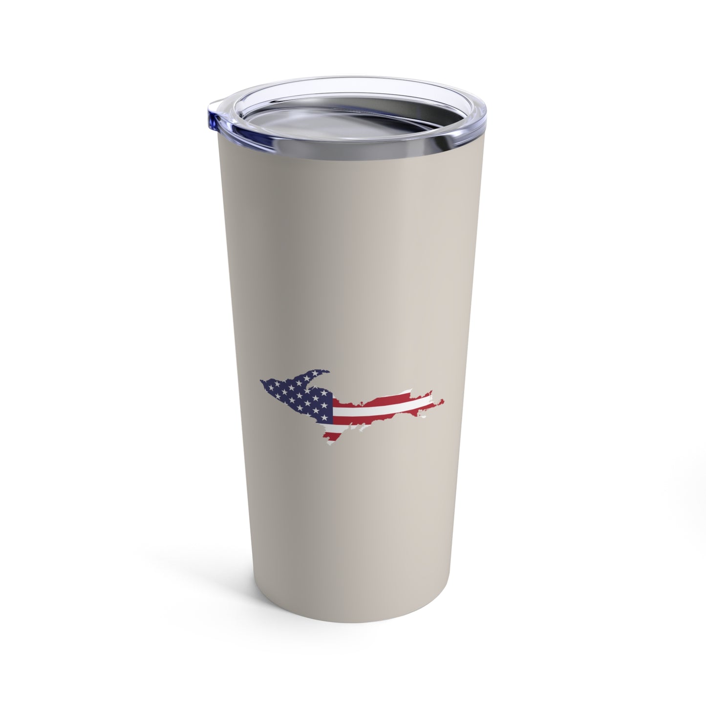 Michigan Upper Peninsula Tumbler (w/ UP USA Flag) | Canvas Color - 20oz