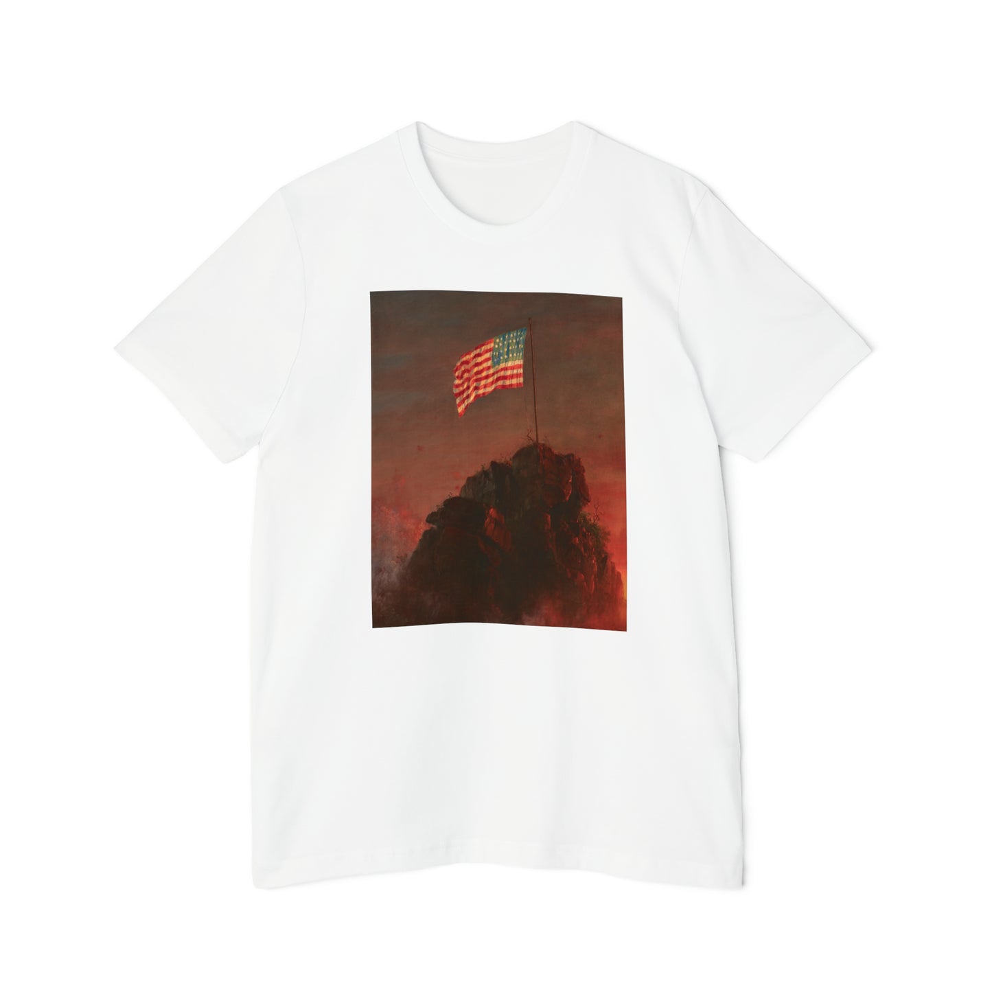 'Our Flag' Painting T-Shirt (Church, 1864) | Made in USA