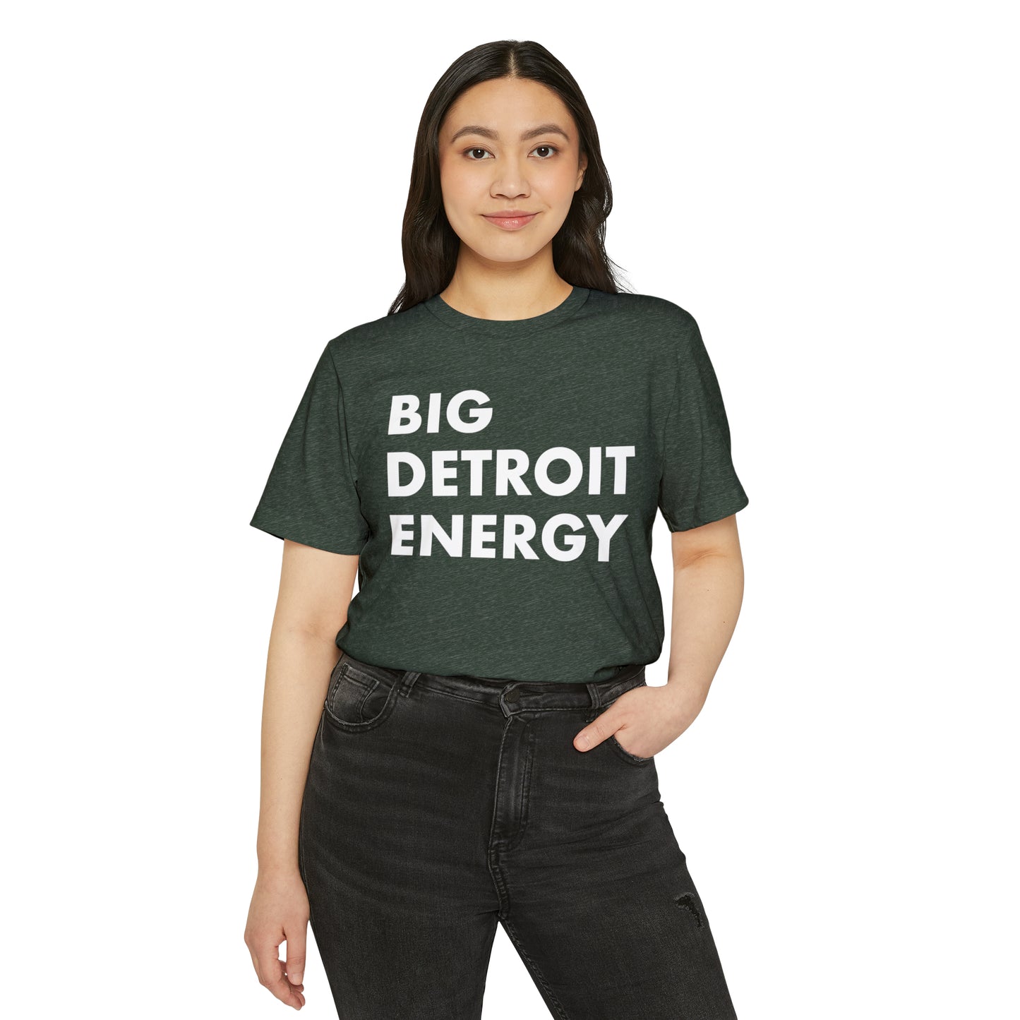 'Big Detroit Energy' T-Shirt | Unisex Recycled Organic