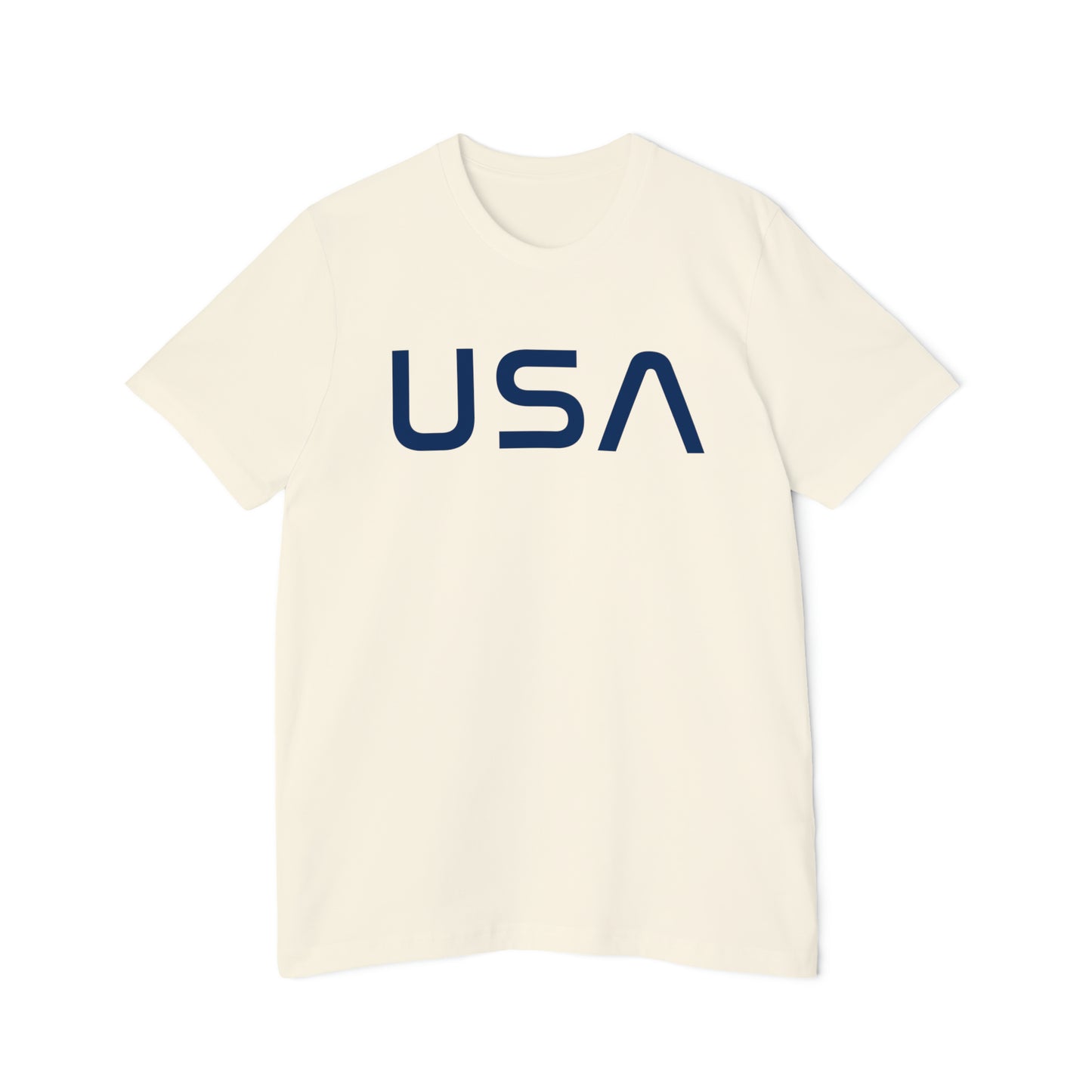 'USA' T-Shirt (Space Agency Font) | Made in USA