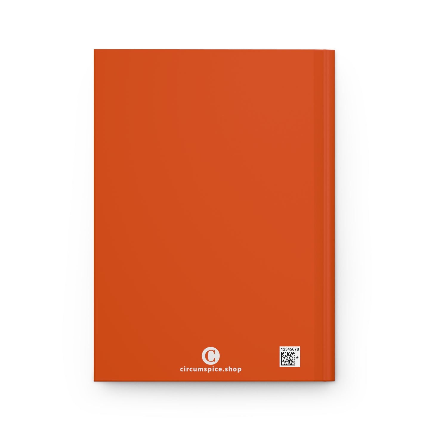 Michigan Upper Peninsula Hardcover Journal (w/ UP USA Flag) | Ruled - Maple Leaf Orange