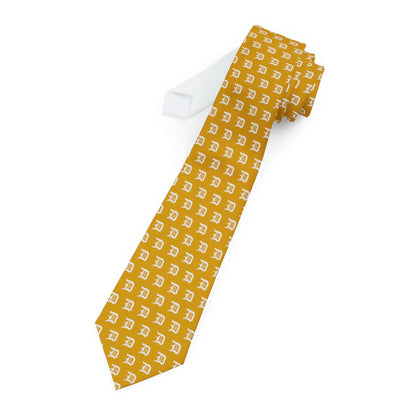 Detroit 'Old English D' Necktie | Gold