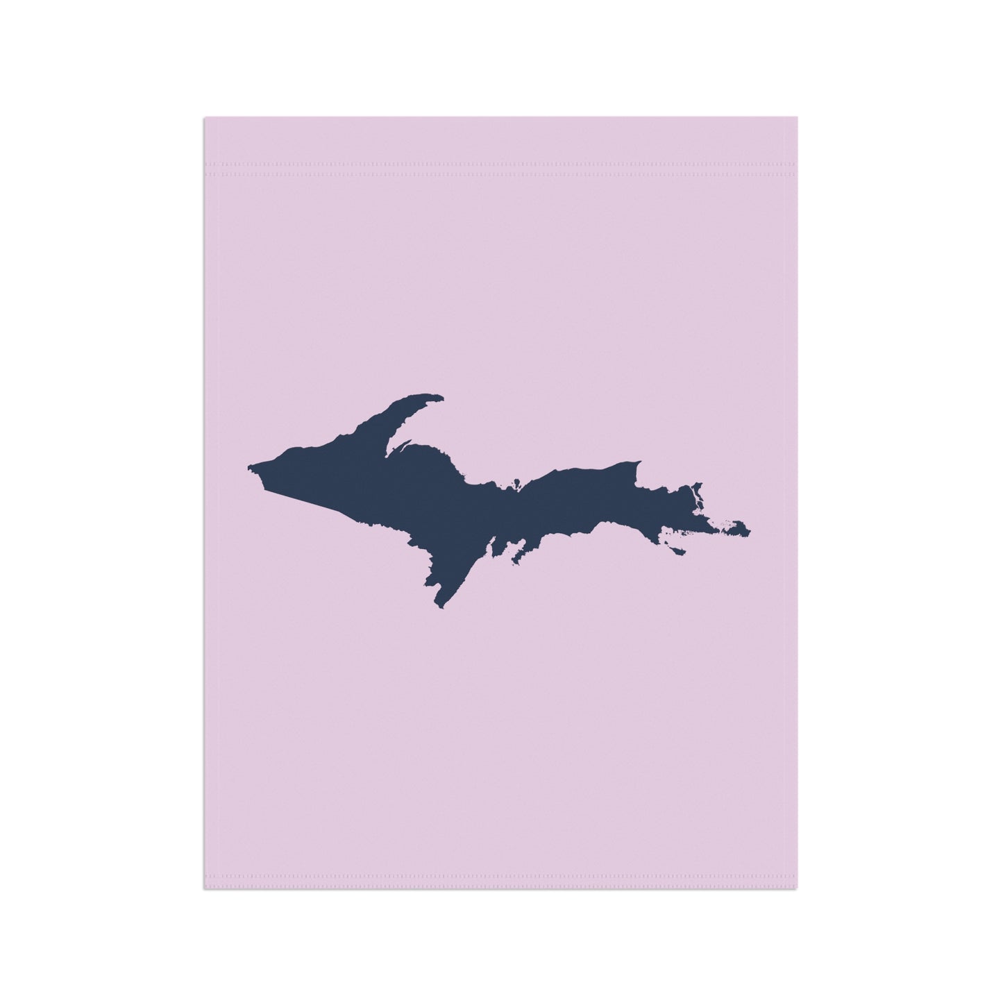 Michigan Upper Peninsula Home & Garden Flag (w/ UP Outline) | Pale Lavender