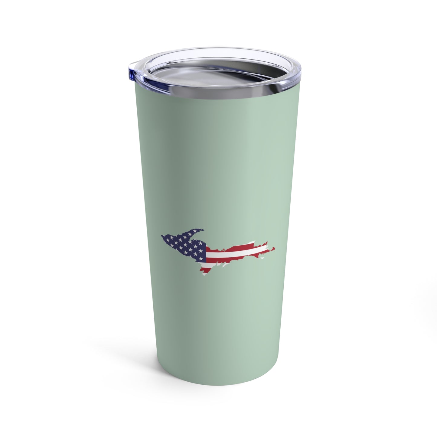 Michigan Upper Peninsula Tumbler (w/ UP USA Flag) | Sea Green - 20oz