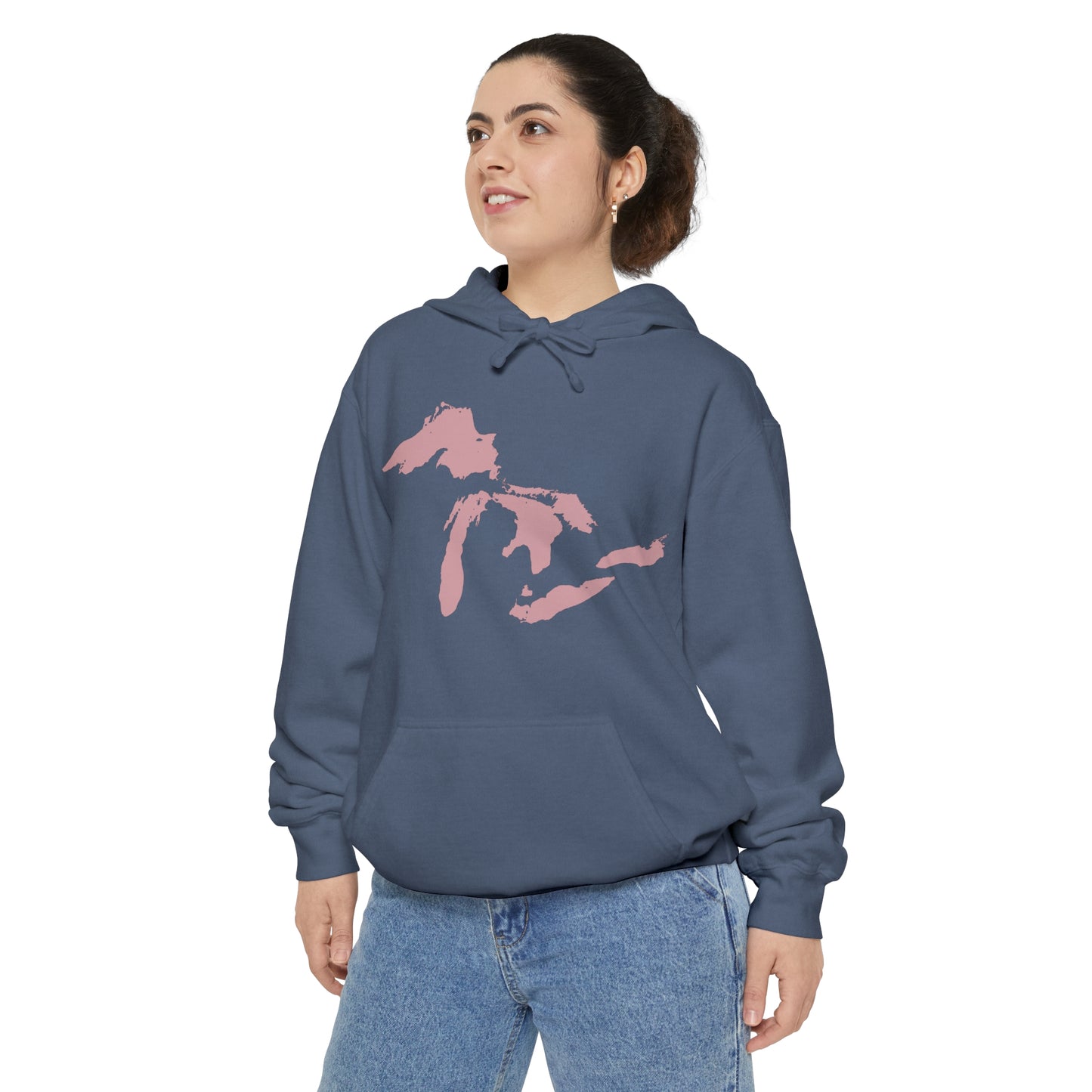 Great Lakes Hoodie (Cherry Blossom Pink) | Unisex Garment-Dyed