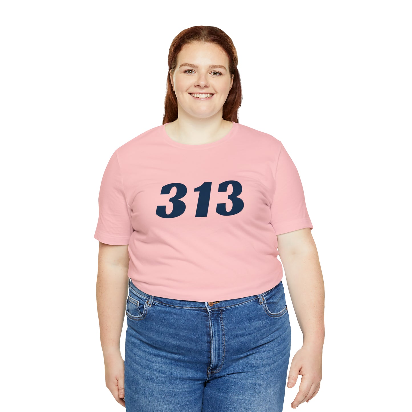 Detroit '313' T-Shirt (Racing Font) | Unisex Standard Fit