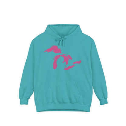 Great Lakes Hoodie (Apple Blossom Pink) | Unisex Garment-Dyed