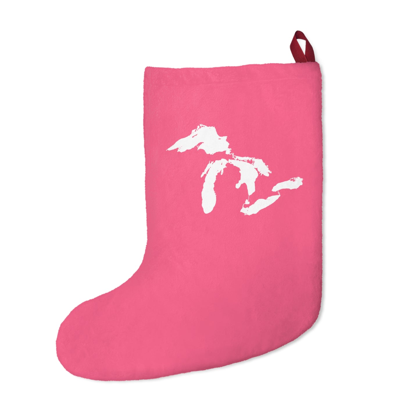 Great Lakes Christmas Stocking | Rhodochrosite Pink