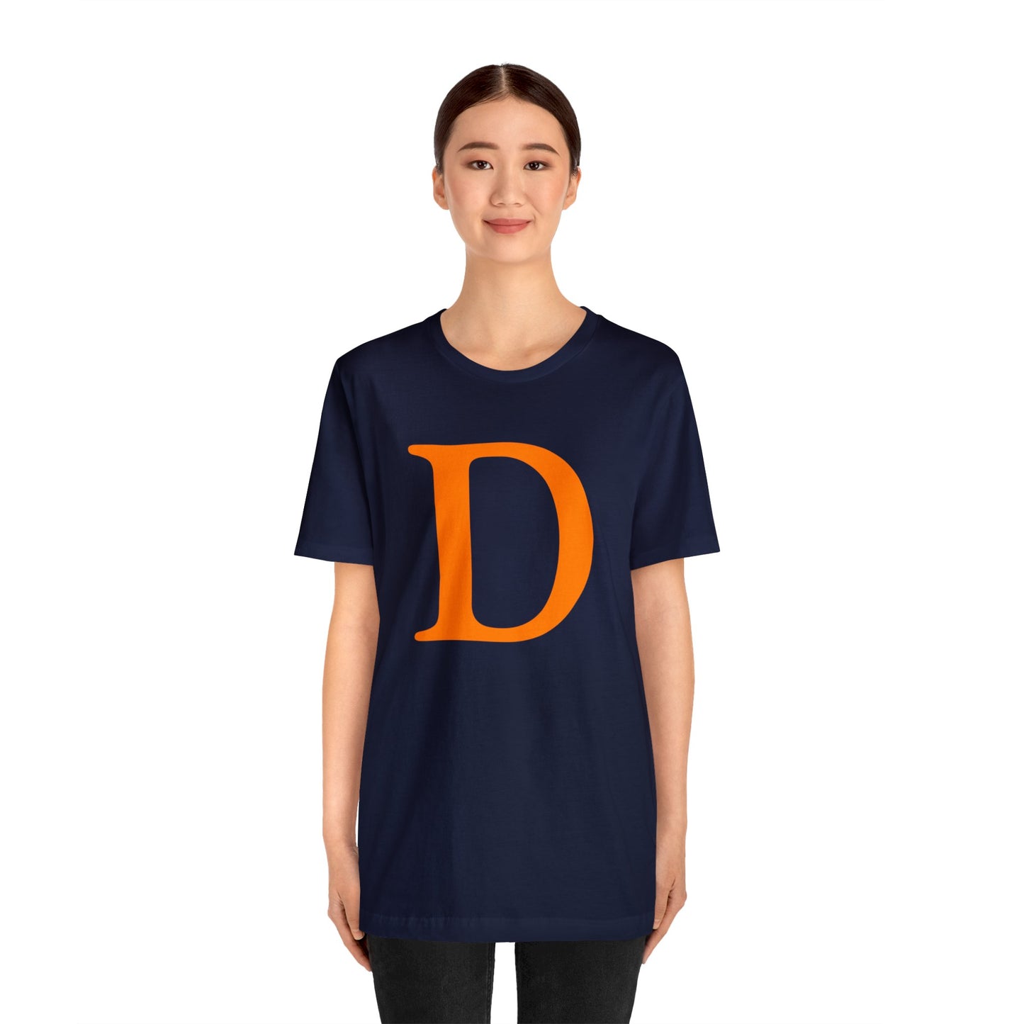 Detroit 'Old French D' T-Shirt (Orange) | Unisex Standard