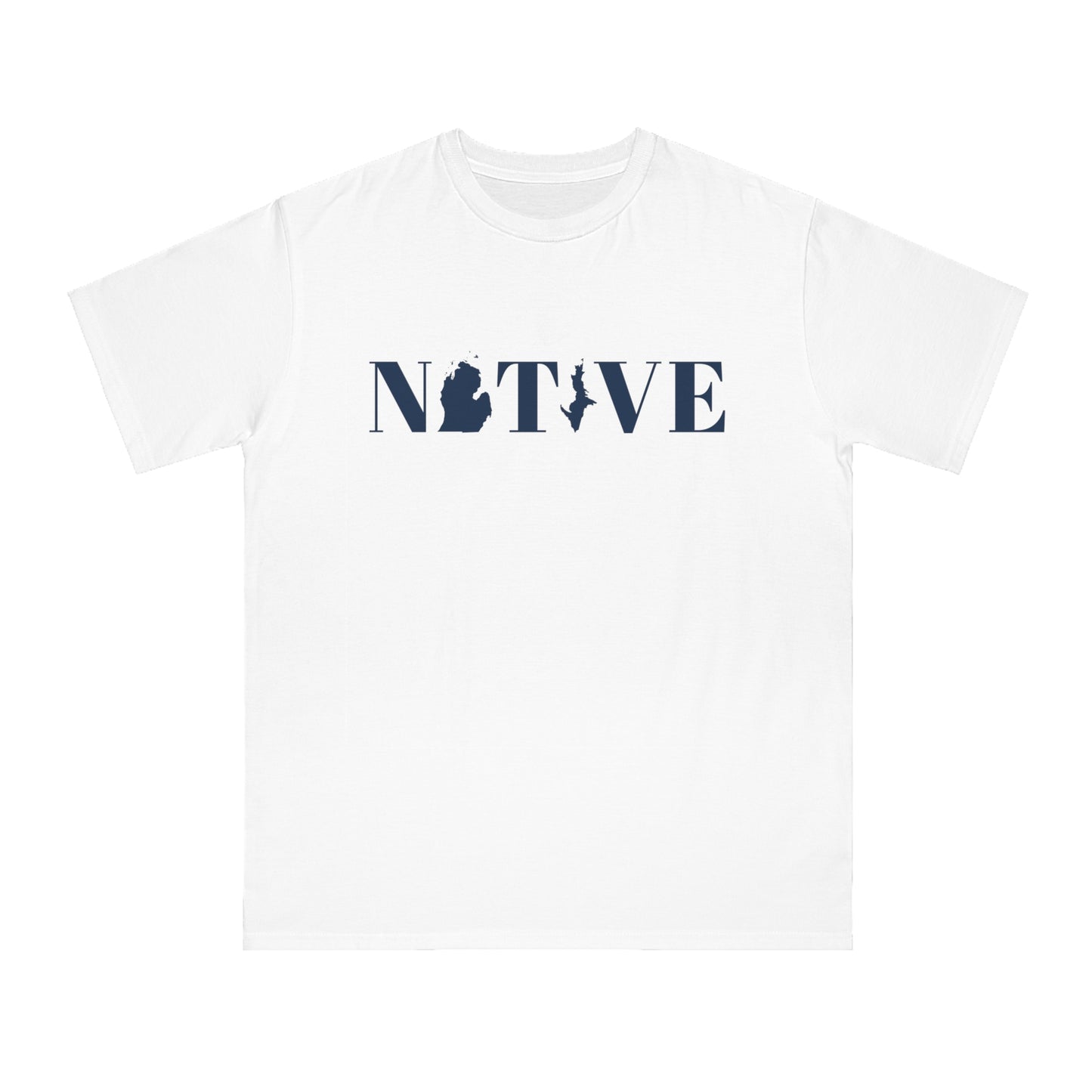 Michigan 'Native' T-Shirt (Didone Font) | Organic Unisex