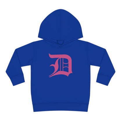 Detroit 'Old English D' Hoodie (Apple Blossom Pink) | Unisex Toddler