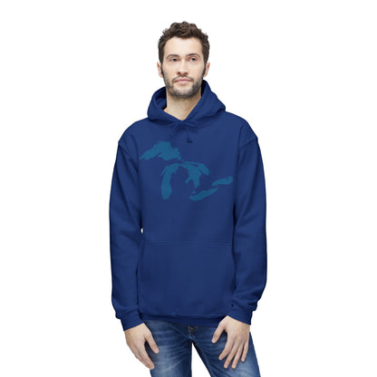 Great Lakes Ultrapremium Hoodie | Made in USA - Blueberry