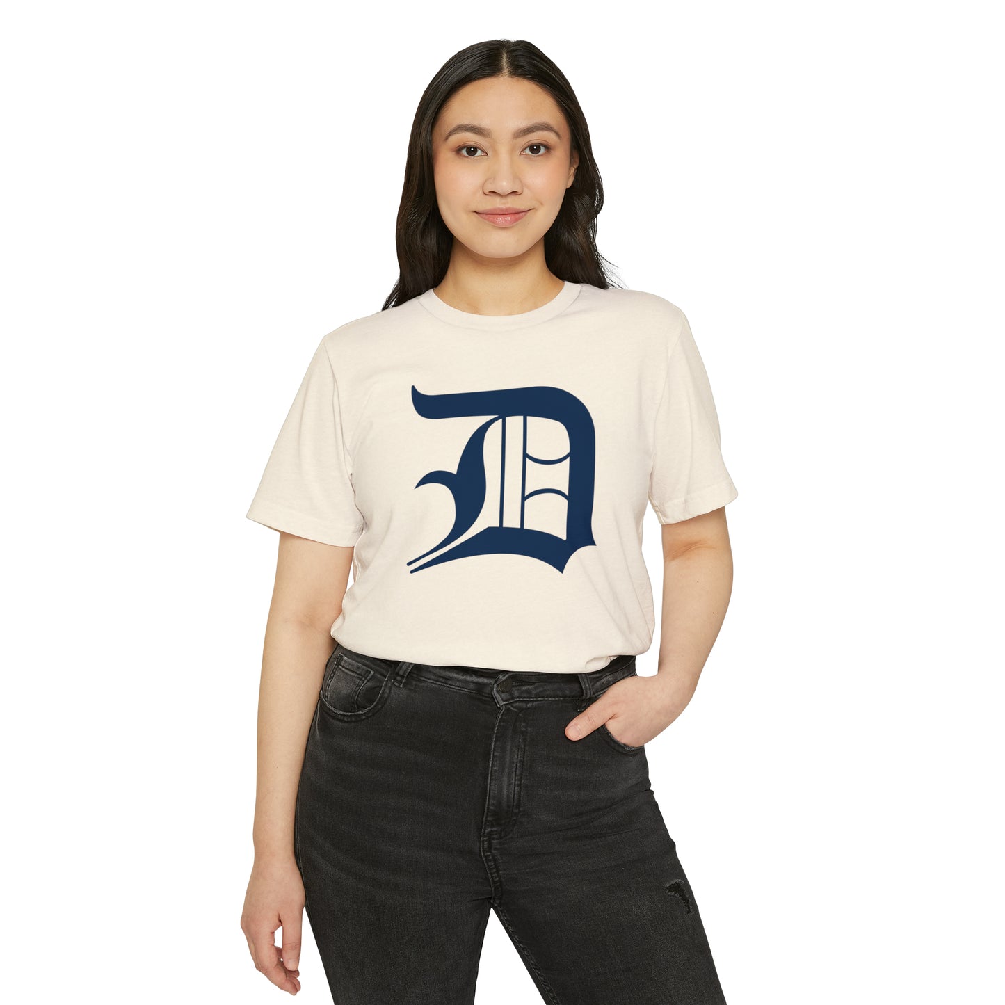 Detroit 'Old English D' T-Shirt | Unisex Recycled Organic