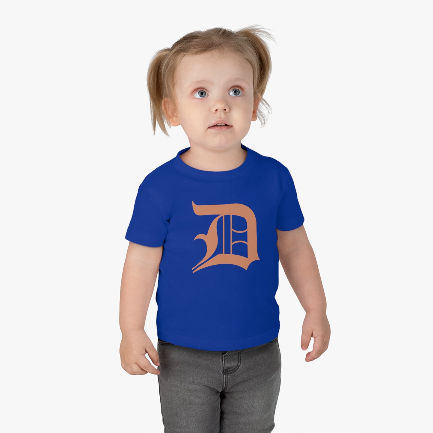 Detroit 'Old English D' Infant T-Shirt (Copper Color) | Short Sleeve