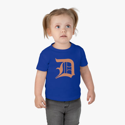 Detroit 'Old English D' Infant T-Shirt (Copper Color) | Short Sleeve