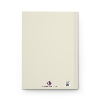 Michigan Upper Peninsula Hardcover Journal (Ivory w/ Plum Outline) | Ruled - 150pgs