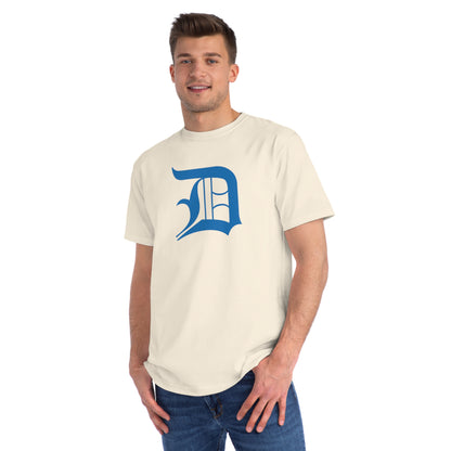 Detroit 'Old English D' T-Shirt (Azure) | Unisex Organic