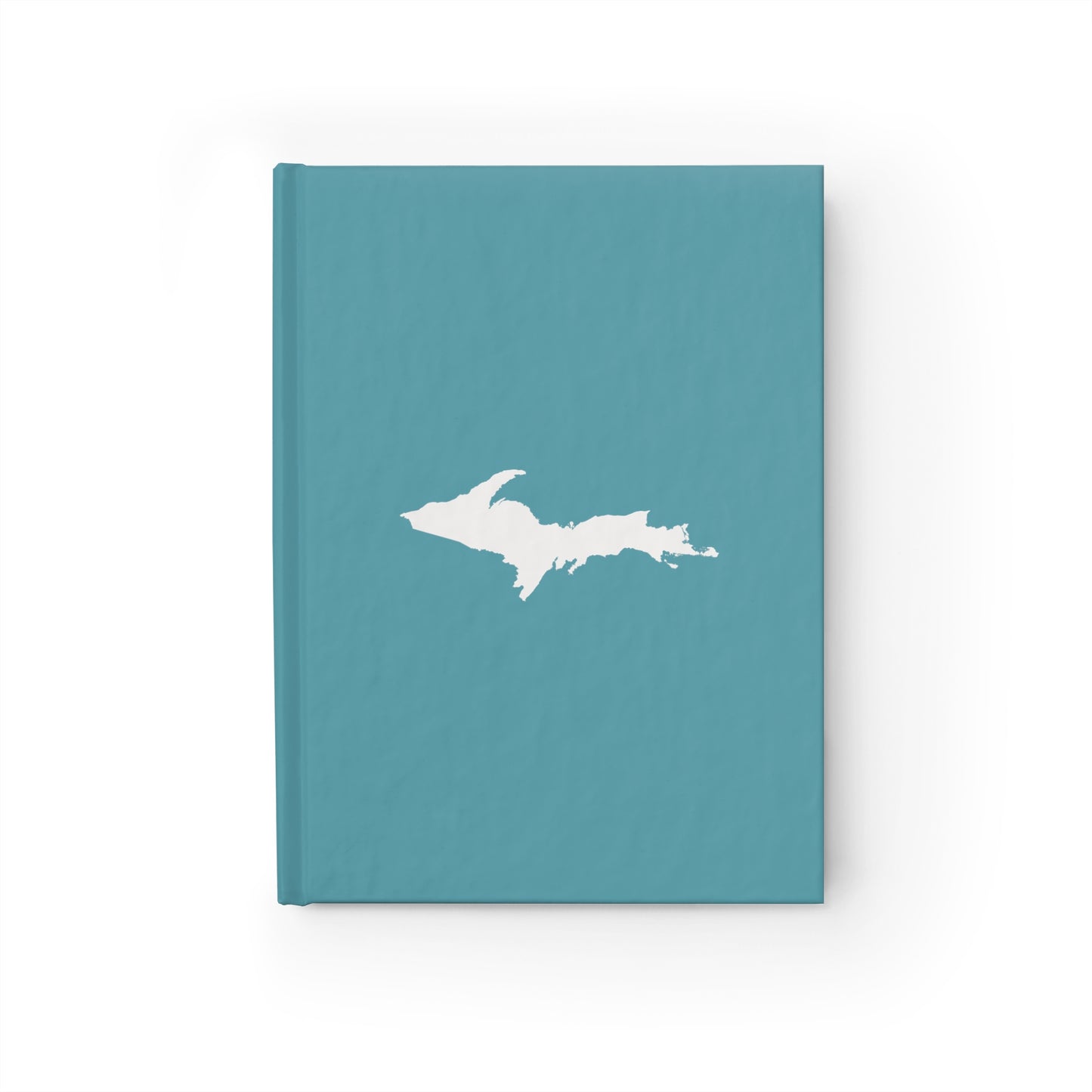 Michigan Upper Peninsula Blank Sketchbook (w/ UP Outline) | Lake Huron Blue