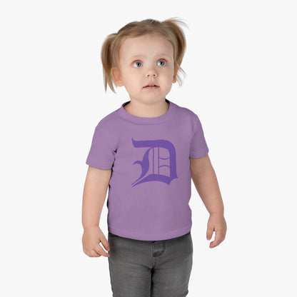 Detroit 'Old English D' Infant T-Shirt (Lake Iris) | Short Sleeve