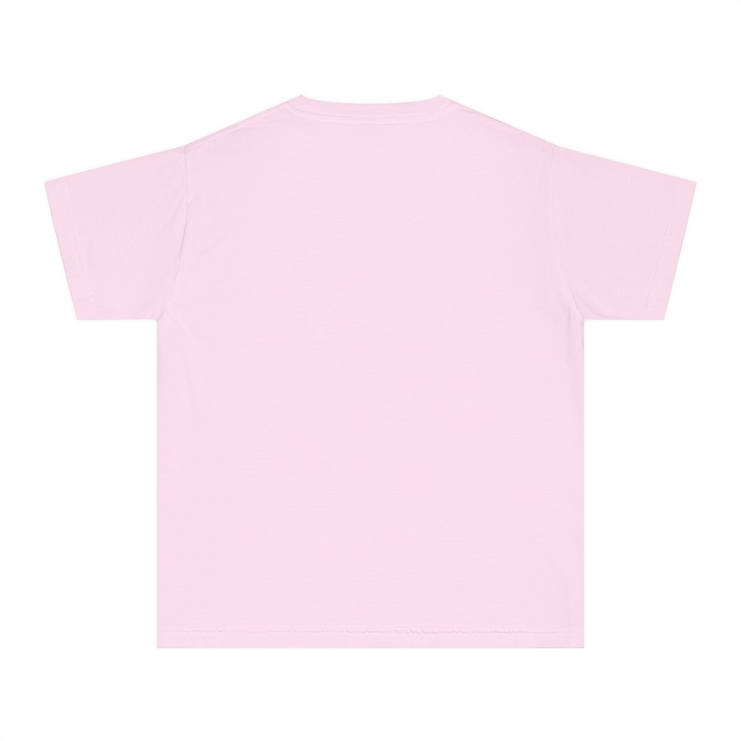 Michigan Upper Peninsula T-Shirt (w/ Pink UP Outline) | Youth Garment-Dyed