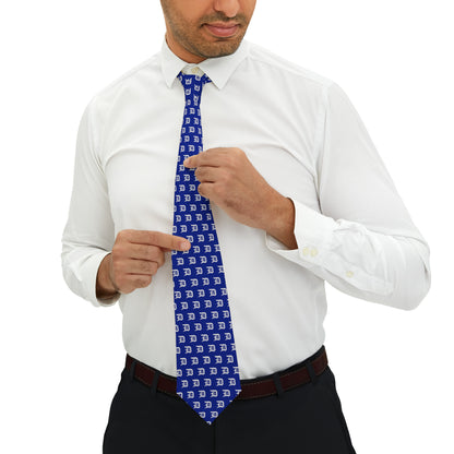 Detroit 'Old English D' Necktie | Bourbon Blue