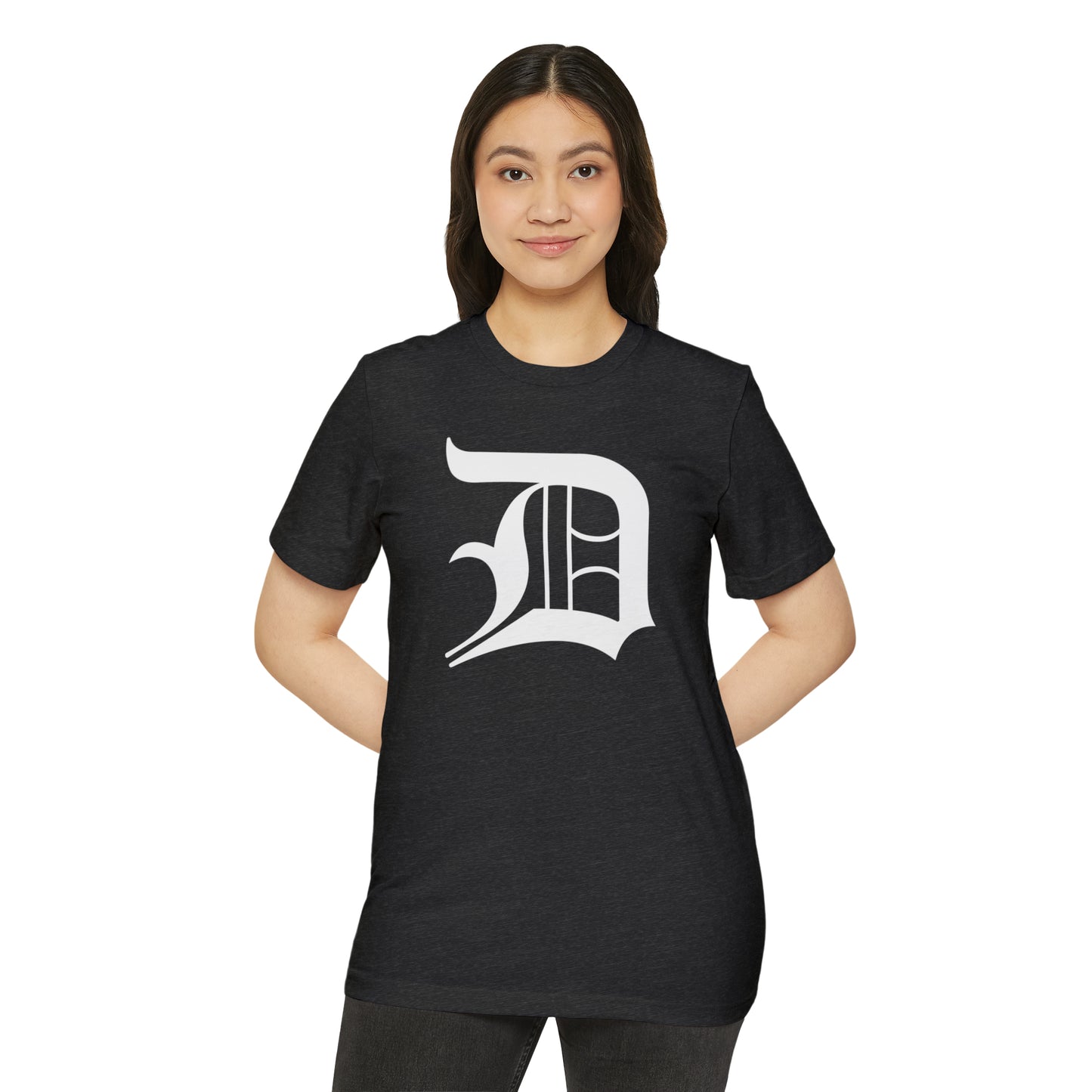 Detroit 'Old English D' T-Shirt | Unisex Recycled Organic