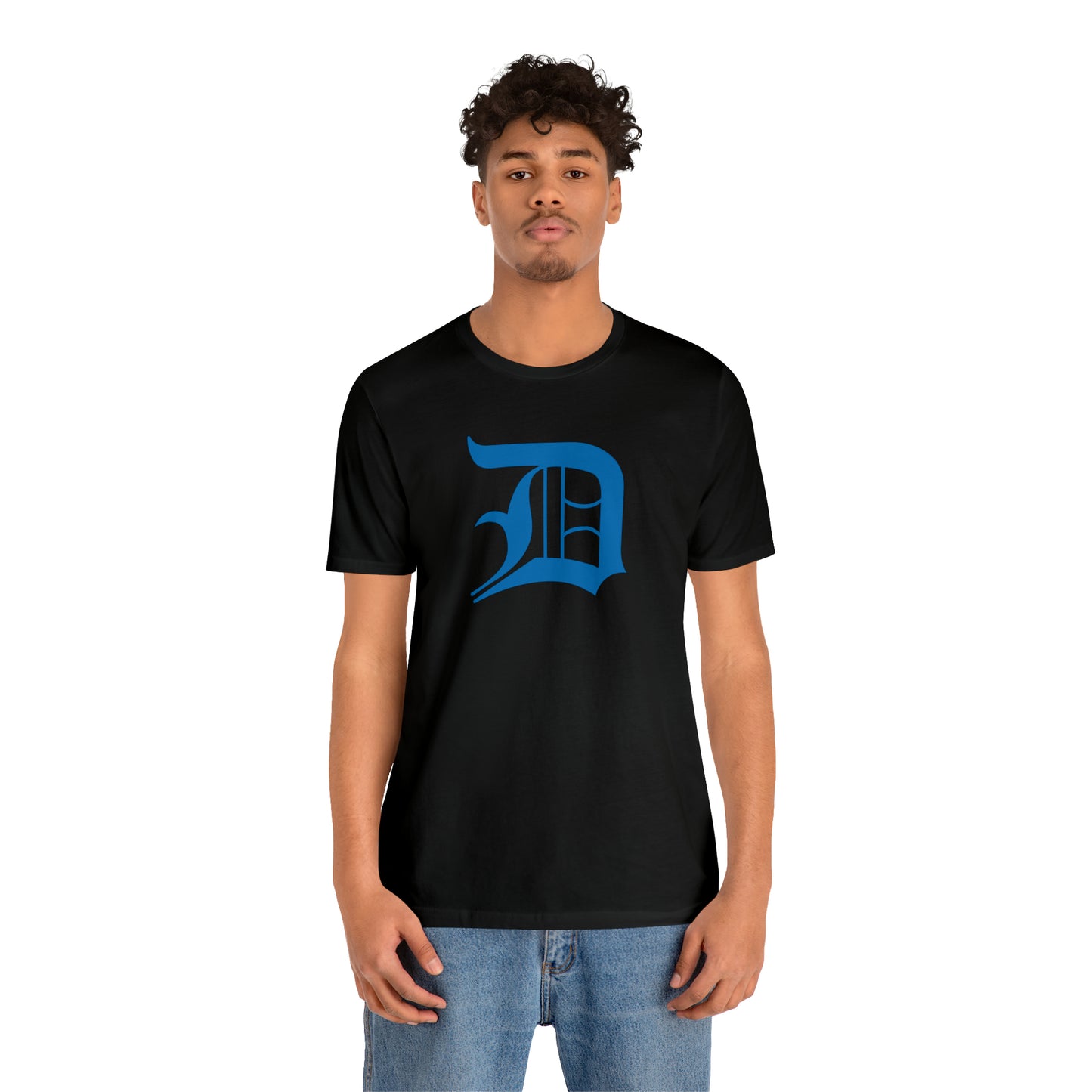 Detroit 'Old English D' T-Shirt (Azure) | Unisex Standard