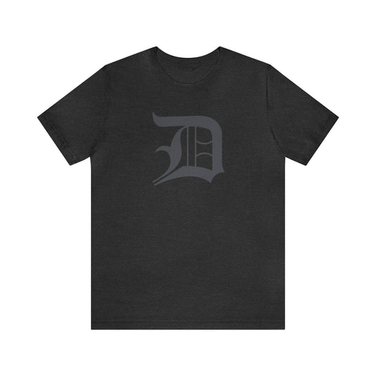 Detroit 'Old English D' T-Shirt (Iron Ore Grey) | Unisex Standard