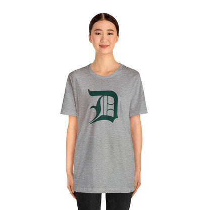 Detroit 'Old English D' T-Shirt (Laconic Green) | Unisex Standard