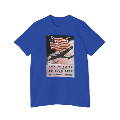 'Keep 'Em Flying' Poster T-Shirt (Smith, 1942) | Made in USA