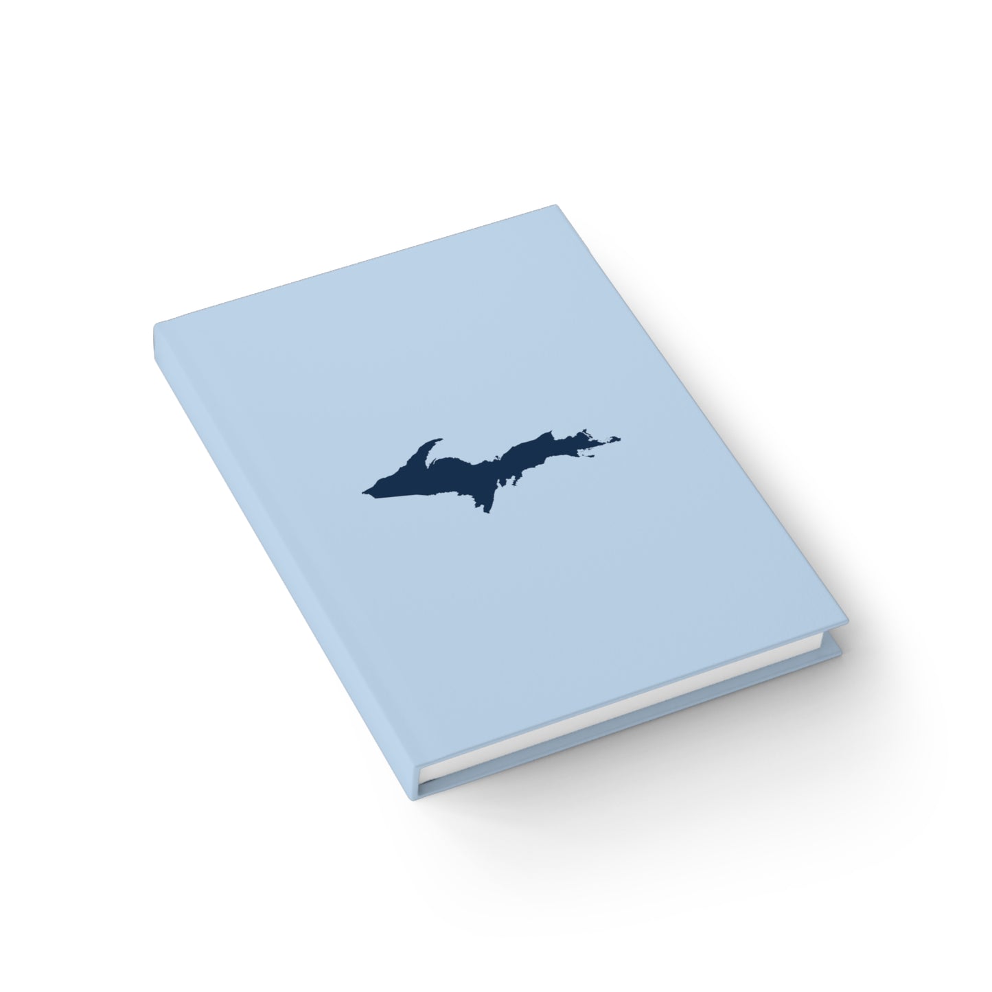 Michigan Upper Peninsula Blank Sketchbook (w/ UP Outline) | Light Blue