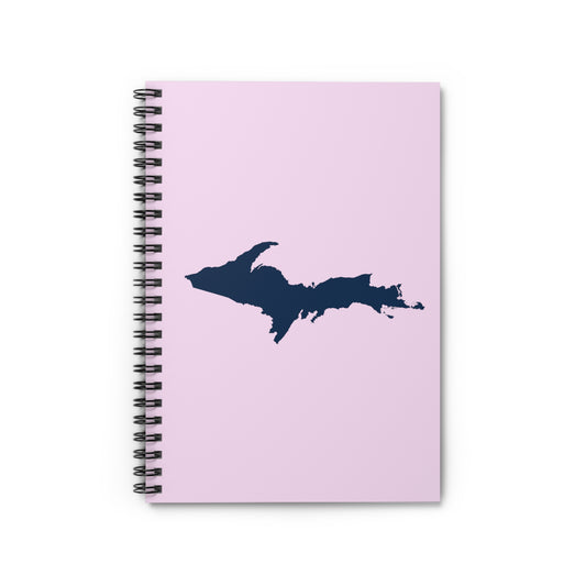 Michigan Upper Peninsula Spiral Notebook (w/ UP Outline) | Pale Lavender