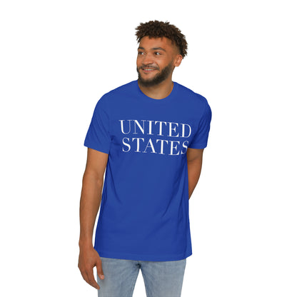 'United States' T-Shirt (Didone Font) | Made in USA