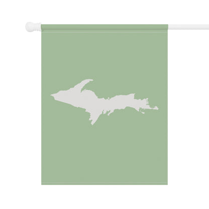 Michigan Upper Peninsula Home & Garden Flag (w/ UP Outline) | Tea Green