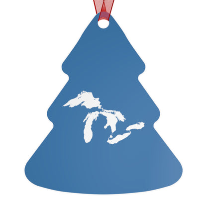 Great Lakes Christmas Ornament | Metal - Superior Blue