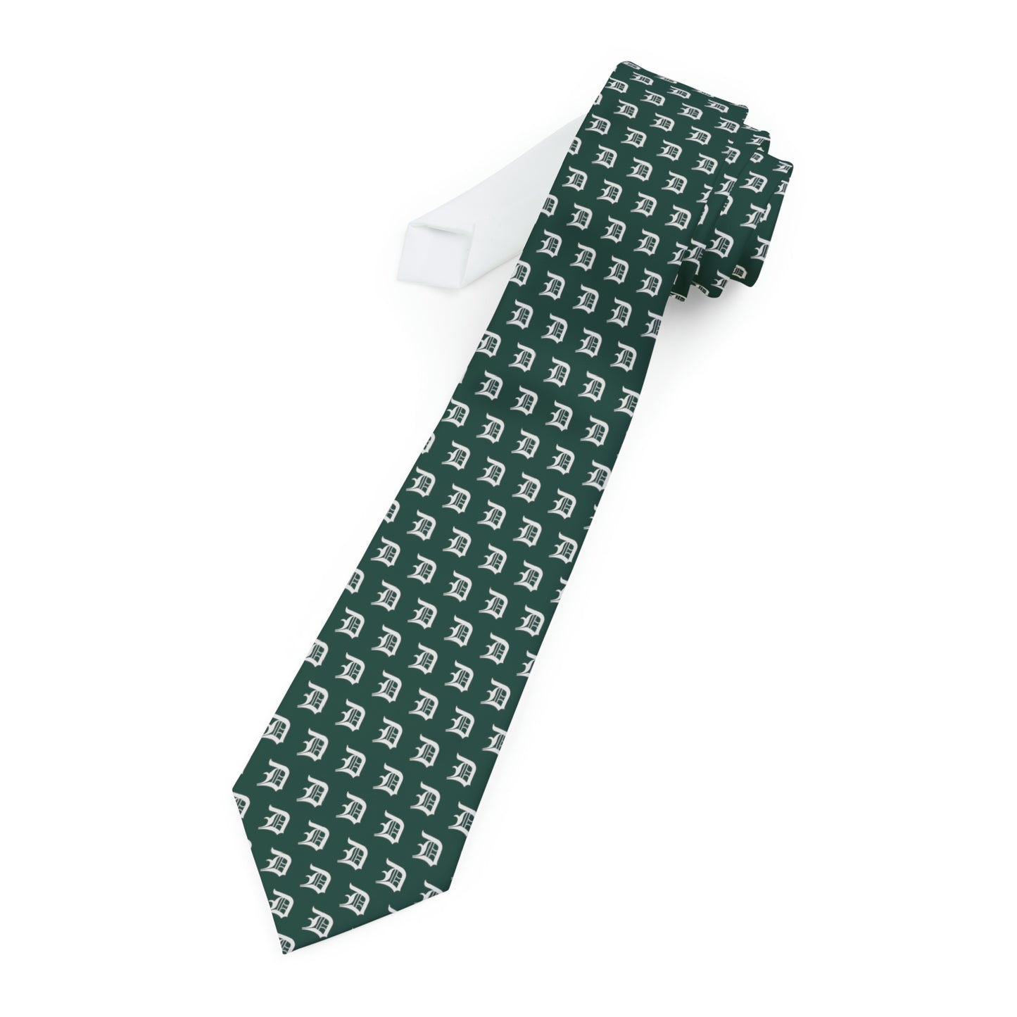 Detroit 'Old English D' Necktie | Laconic Green