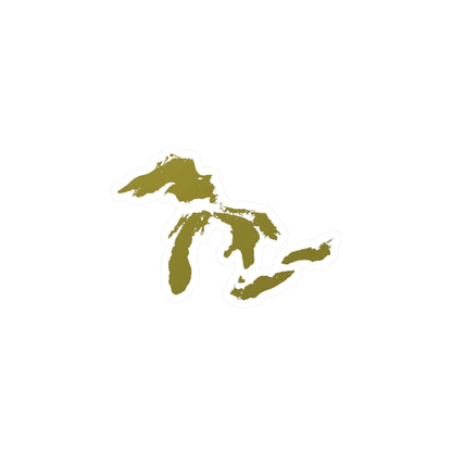 Great Lakes Kiss-Cut Windshield Decal | Scrub Gold
