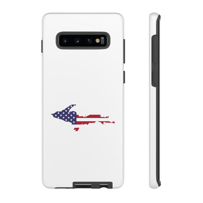 Michigan Upper Peninsula Tough Phone Case (w/ UP USA Flag Outline) | Samsung & Pixel Android