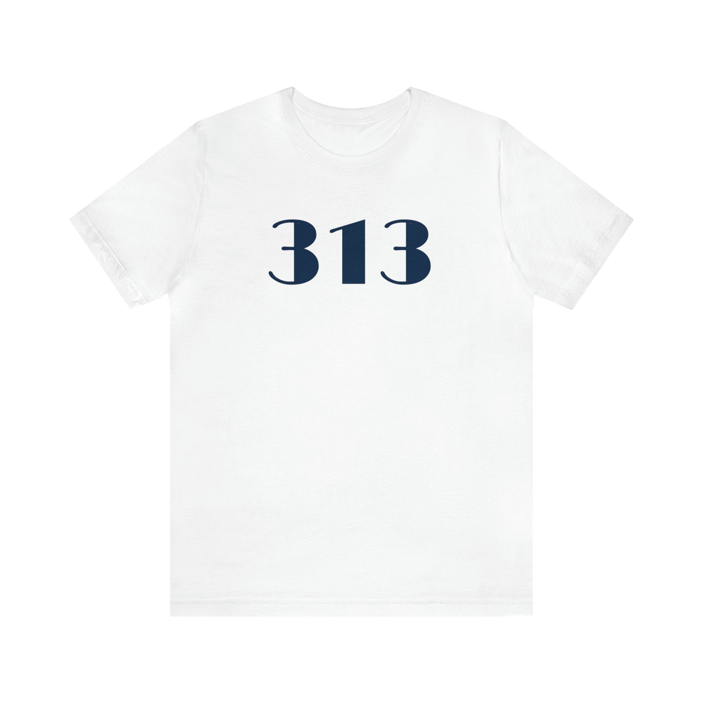 Detroit '313' T-Shirt (Art Deco Font) | Unisex Standard Fit