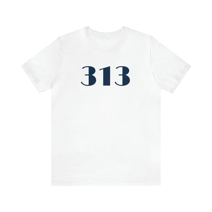 Detroit '313' T-Shirt (Art Deco Font) | Unisex Standard Fit