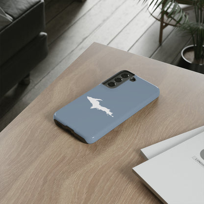 Michigan Upper Peninsula Tough Phone Case (B-24 Liberator Grey w/ UP Outline) | Samsung & Pixel Android