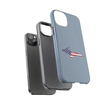 Michigan Upper Peninsula Tough Phone Case (B-24 Liberator Grey w/ UP USA Outline) | Apple iPhone