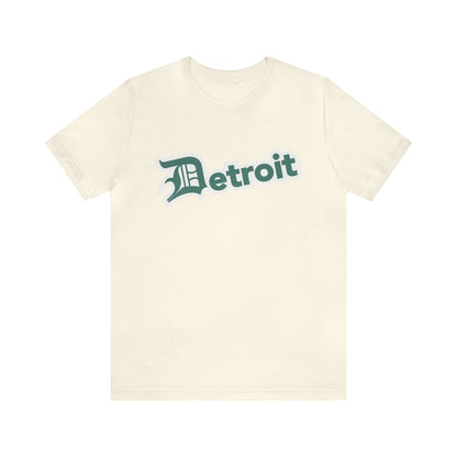 'Detroit' T-Shirt (Copper Green w/ Old English 'D') | Unisex Standard