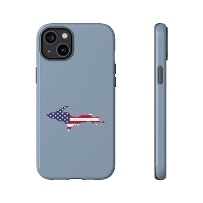 Michigan Upper Peninsula Tough Phone Case (B-24 Liberator Grey w/ UP USA Outline) | Apple iPhone